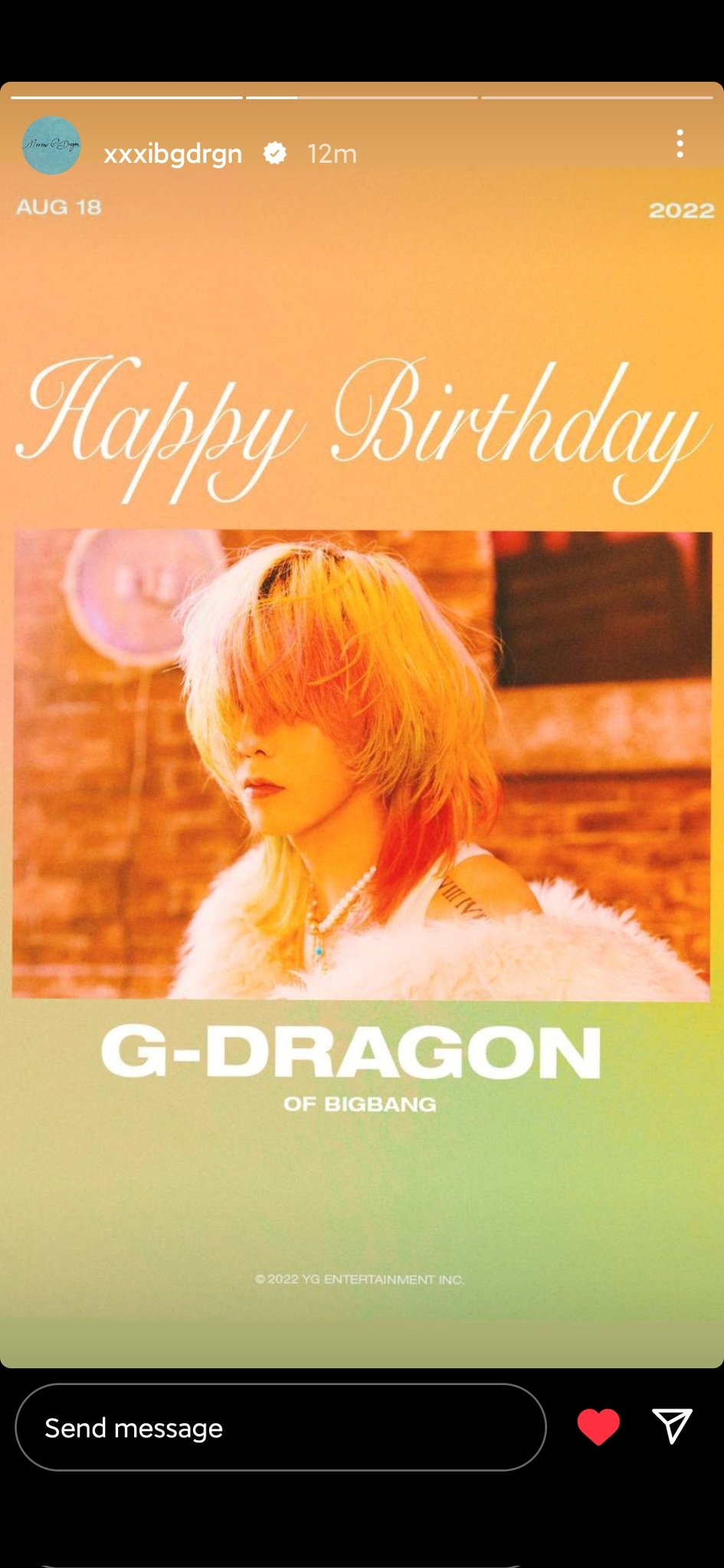 Kwon Ji yong wished happy birthday to g dragon HAPPY KWON JIYONG DAY   