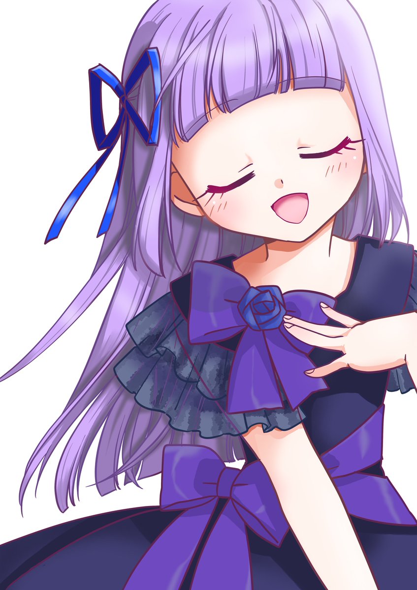 スミレ「スミレちゃんの歌が好きだ。 」|🌙ムツキ🍧かきごおりちゃんのイラスト