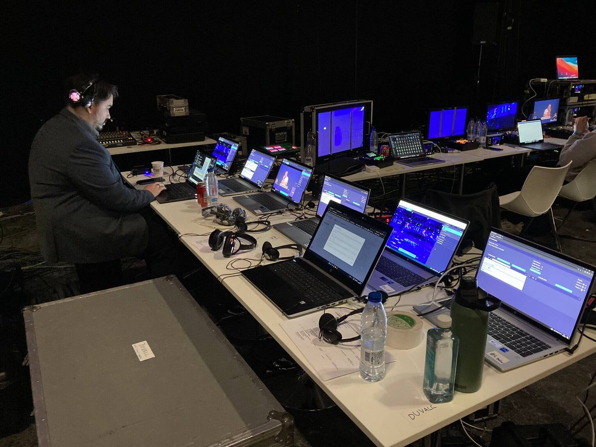 MeereJonathan's tweet photo. For the Amazon Web Services (AWS) summit in Madrid, duvall bvba provided remote interpretation using the QuaQua platform. 
This set-up replaces 6 interpretation booths and a lot of extra costs. 

#rsi #interpreting #events #duvall https://t.co/FdcVWbXCw7