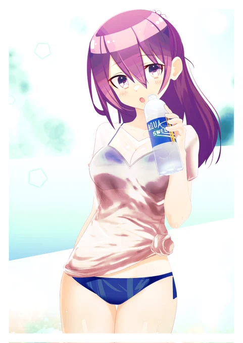写真の構図で描く練習。真理さんとたまちゃんっっ 