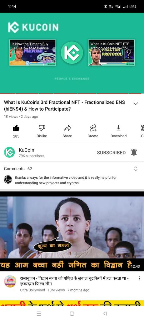 ElonVerma's tweet photo. @kucoincom HiEns4 correspond a low barrier price entry and   it benefits user a Tradable Token at their own hand in a few clicks and it has a more liquidity on the exchange instead of selling the whole Nft you can sell it via fraction  LFGROOOW.🔥

#Hiens4
#kucoin #nft #crypto ❤️❤️ https://t.co/KZNYcyPnvN