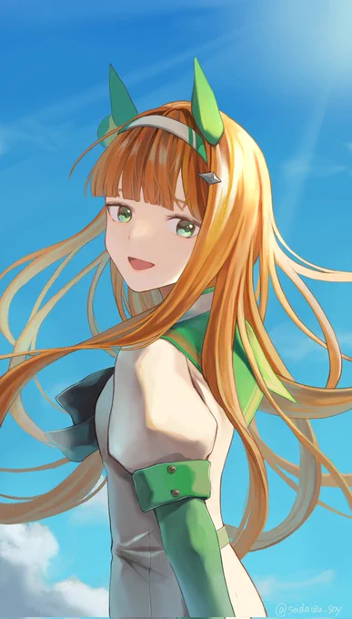 夏空とスズカ#ウマ娘 #サイレンススズカ #ウマ娘プリティーダービー 