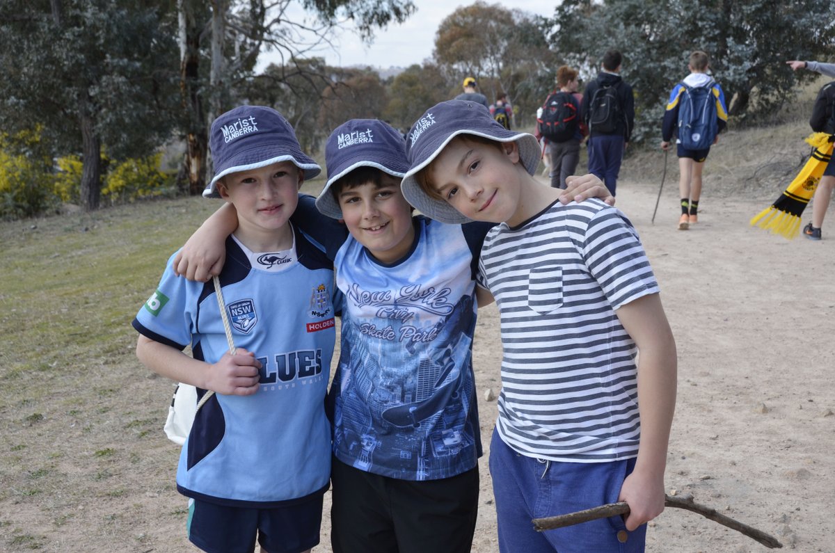 maristcc's tweet photo. We look back at some of our previous College Walkathons ahead of the College Walkathon on Tues 23 August. Funds raised will go to: Catholic Care – Mackillop House, @AusMSol, Trinity College Lismore Flood Appeal, and Br Mark May Bursary Fund. 
#BeMarist https://t.co/IKVqQP0klh