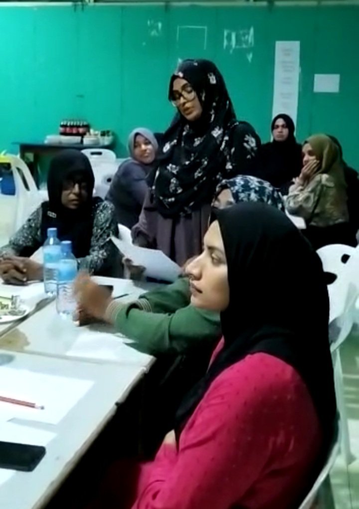 MaldivesFamilyF's tweet photo. Youth ge ehy ga k Gulhi council aa wdc aa gulhigen "mintheege thaafthu kurun nahthaalun"
#kgulhisession
@MVIaffairs @MoYSCEmv @MoGFSSmv https://t.co/51Vivcwuup