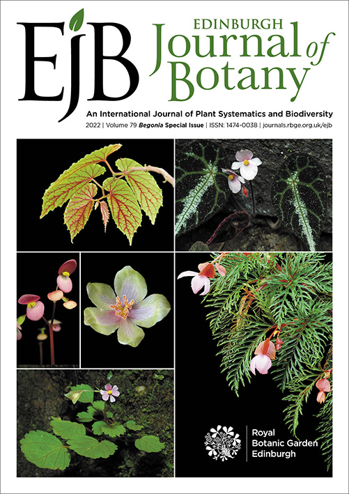 Edinburgh Journal of Botany (@ejbotany) on Twitter photo OUT NOW! #BegoniaSpecialIssue from #EJBotany <a href="/TheBotanics/">Royal Botanic Garden Edinburgh</a> freely available #OpenAccess with contributions by 68 authors from 21 countries covering publication of species new to science to studies of gene evolution and phylogenomics: journals.rbge.org.uk/ejb/issue/view… OUT NOW! #BegoniaSpecialIssue from #EJBotany <a href="/TheBotanics/">Royal Botanic Garden Edinburgh</a> freely available #OpenAccess with contributions by 68 authors from 21 countries covering publication of species new to science to studies of gene evolution and phylogenomics: journals.rbge.org.uk/ejb/issue/view…