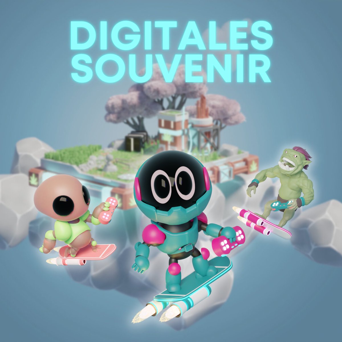 DaubitGmbH's tweet photo. 🎮What is a "Digital Souvenir"?

We'll be handing out postcards everywhere at Gamescom to take home and look at. On the back is a QR code that leads to our #freemint

BUT CAUTION: There are only 99 available! With over 600,000 visitors at Gamescom, be quick!

#freemint #Airdrops https://t.co/M3QjSrJF2D