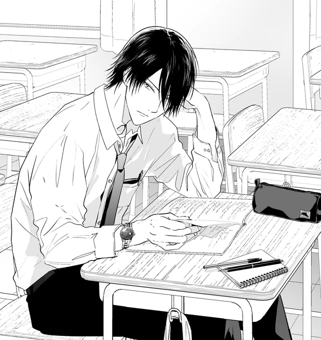 同じクラスの徳川くん、なんだか話しかけづらい 