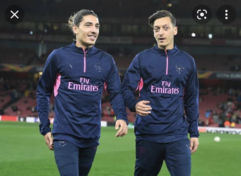 bigchopperche's tweet photo. Mesut Özil’s career downfall has finally been explained! When showering after training during his time at Arsenal, a player saw him accidentally drop the soap. We know what happened next. We understand that the offender was Hector Bellerin. https://t.co/60xM6zwiM7