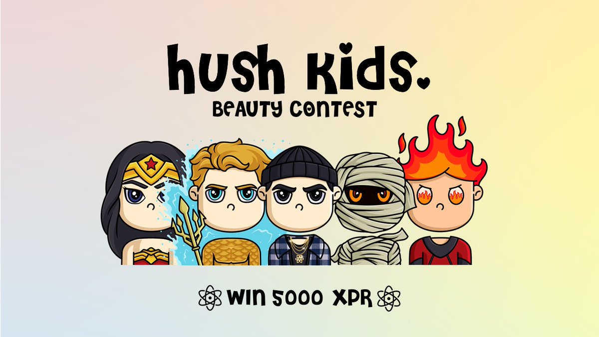 hush kids NFTs. ⚛️ tweet media