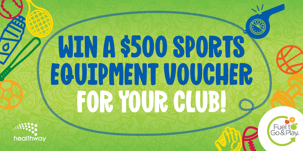 📢Would you like to win a $500 sports equipment voucher for your club?  Apply for Healthy Sports funding by 15 September 2022 and be in the running to win! Apply today! bit.ly/3PzV1UQ
View terms &amp; conditions to see if your club is eligible. 
fueltogo.com.au/sporting-clubs…