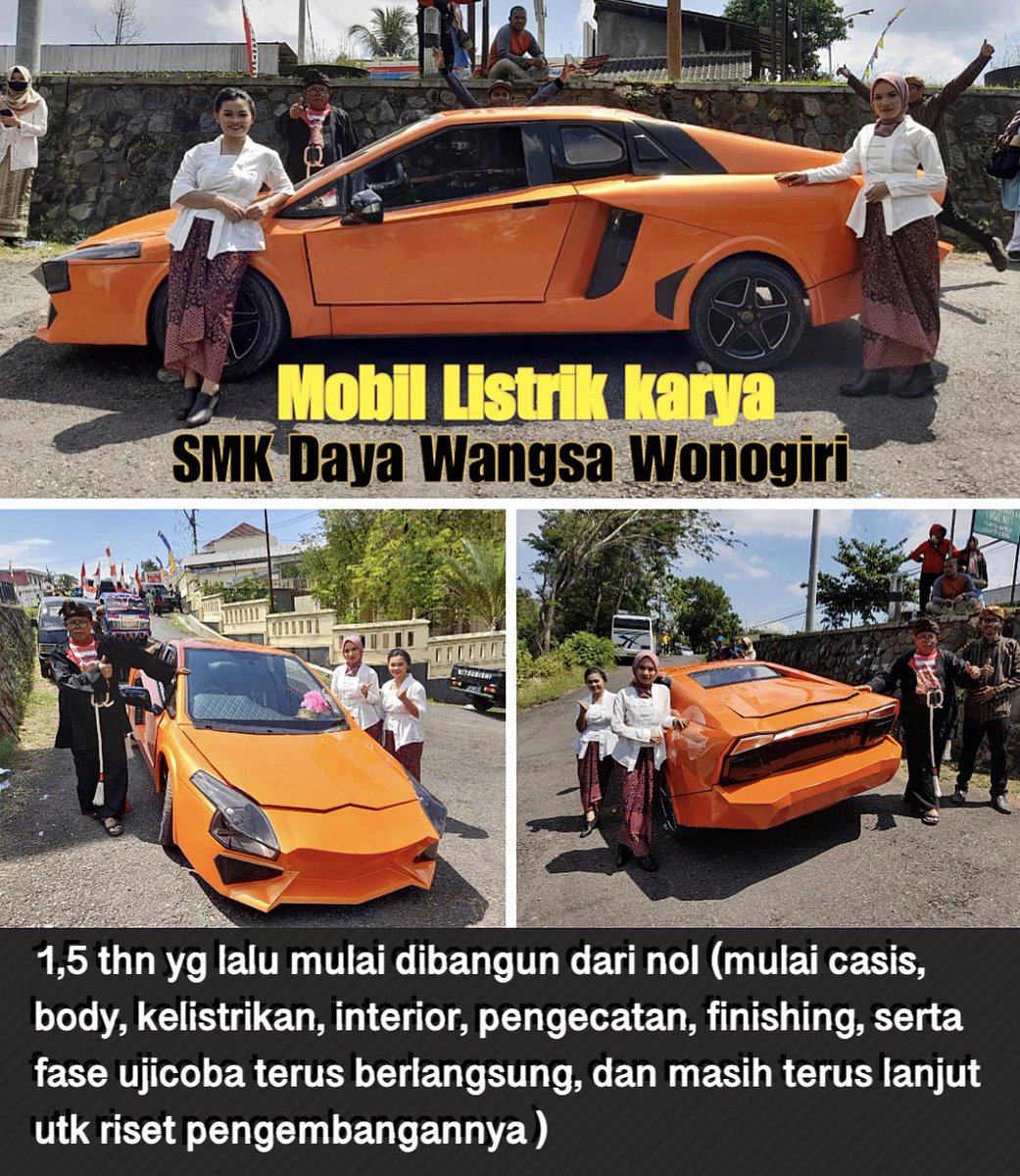 Bentuk kreatifitas dan (more importantly) keberanian menuangkan kreasi &amp; inovasi menjadi wujud nyata, oleh para siswa2 dan sivitas SMK tercinta bangsa ini. Lanjutkan sampai tuntas .. Trmksh