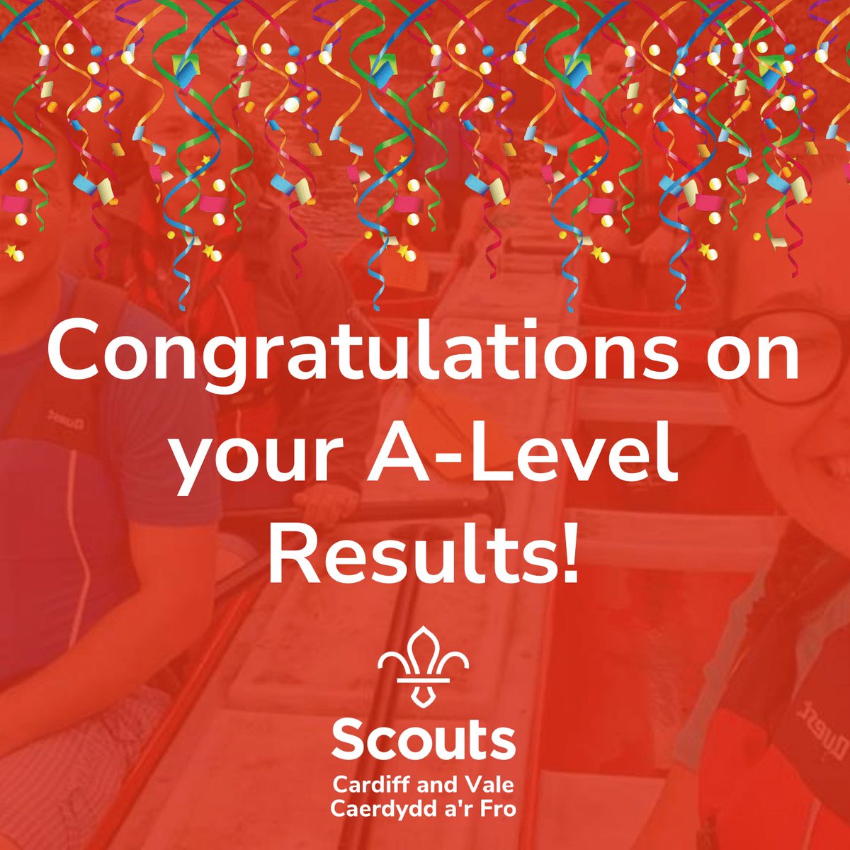 All of us here at Cardiff and Vale Scouts would like to wish everyone receiving their results today a huge congratulations and good luck to whatever you go onto next!