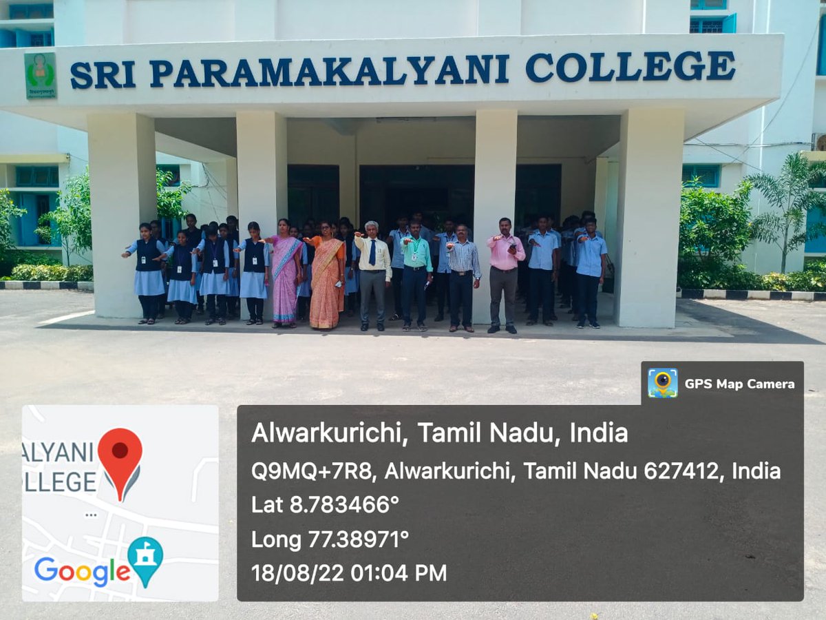 senthill81's tweet photo. *SADBHAVANA DIWAS:* ஆழ்வார்குறிச்சி ஸ்ரீ பரம கல்யாணி கல்லூரி நாட்டு நலப் பணித்திட்ட அணி எண்க���் 18, 19, 120, 177, 178 ஆகியவற்றின் சார்பாக கல்லூரி முதல்வர் முனைவர் எஸ். மீனாட்சி சுந்தர் தலைமையில் பேராசிரியர்கள், அலுவலர்கள், மாணவர்கள் நல்லிணக்க நாள் உறுதிமொழியை எடுத்துக் கொண்டனர். https://t.co/EFiwVSGHss