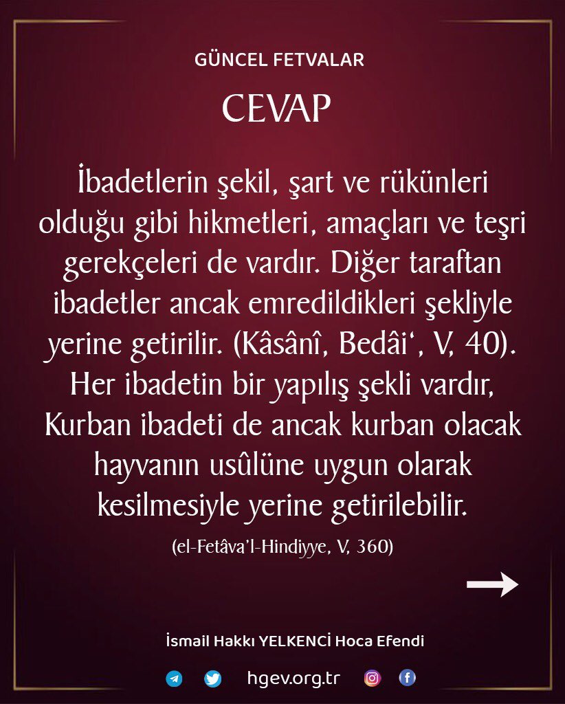 ismailhyelkenci's tweet photo. Ehli kitap, deli, çocuk, cünüp veya hayızlı kadının kestiği Kurban helal olur mu?
.
.
#çocuk #deli #ehlikitap #kafir #müslüman #kadın #cünüp #gusül #kurbanbayramı #kurban #hayvan #kesim #fıkıh #fetva #huzurlugönüllereğitimvakfı https://t.co/HL8WQnVOpP