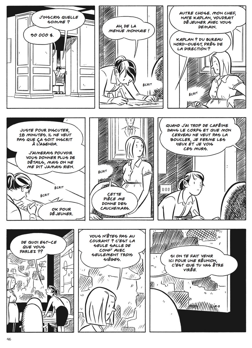 Le monde du travail vu par Hartley Lin (traduit par @norabz), "Ce que font les gens normaux", drôle et terrible, un excellent livre à demander à votre libraire.
@EditionsDargaud