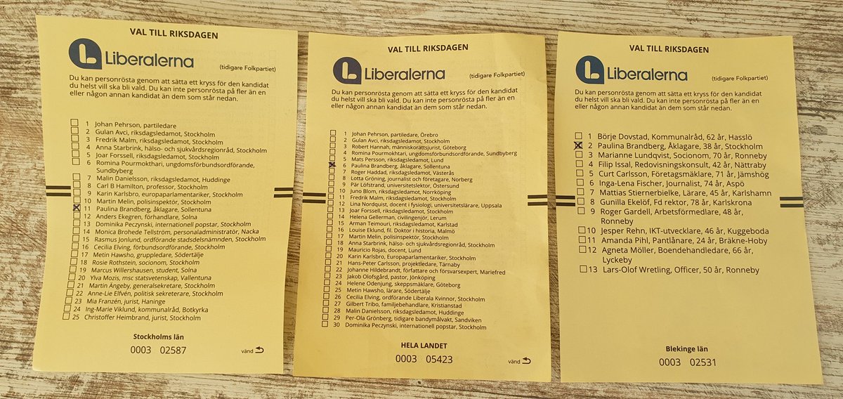 Pau_Brandberg's tweet photo. En liten påminnelse: om man vill se mig på en av de 349 stolarna i Sveriges riksdag i höst bör man sätta ett ❌vid mitt namn på valsedeln. Jag står inte på sk valbar plats och behöver därför få tillräckligt många kryss för att bli invald.

Tack för all pepp! Nu kör vi in i mål!👊 https://t.co/lNbIPM1cax