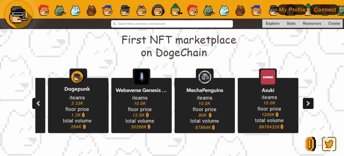 dogechainpunk's tweet photo. We are still working on the platform
If you have any suggestions, please leave a message and tell us
The beta site of the platform will be available when the blind box is unveiled  
#dogechain  $Doge #nft https://t.co/QjjDCIEn6x
