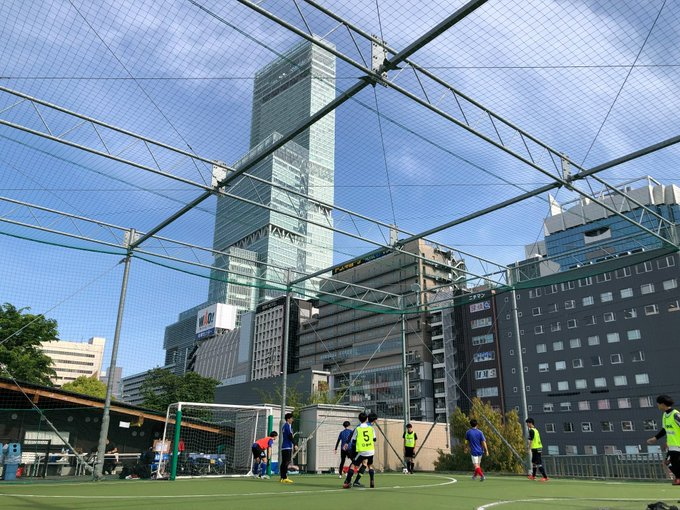 個人フットサル キャプテン翼スタジアム天王寺 大阪 天王寺駅近のフットサルコート