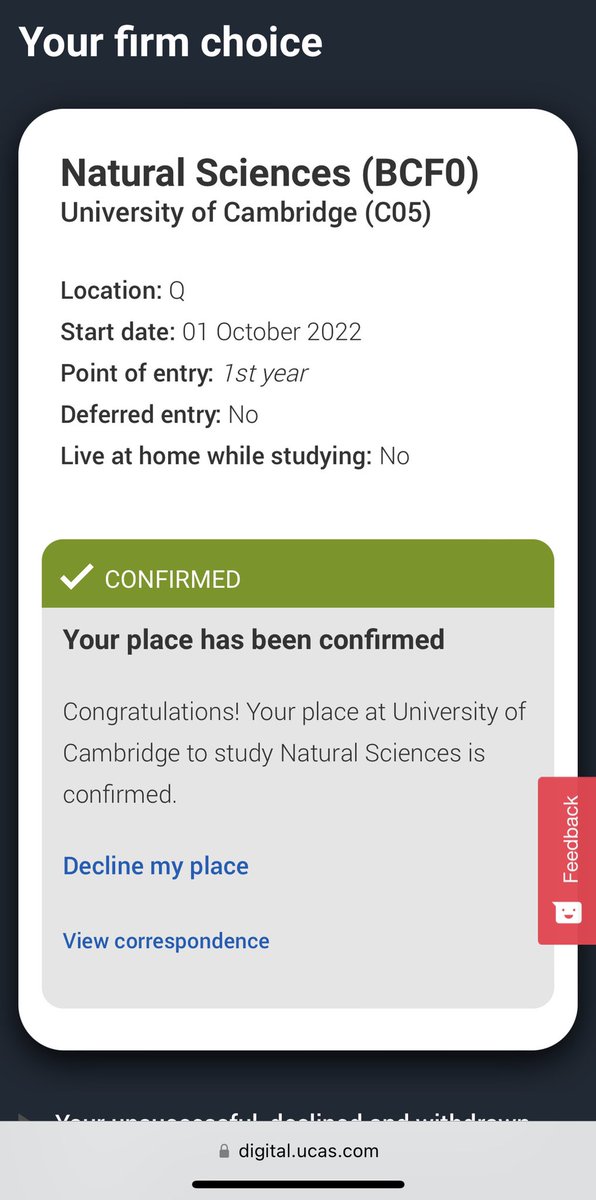NaturalistDara's tweet image. I DID IT!!! I CANNOT BELIEVE IT!!  I’m #goingtocambridge 😭 Thank you so much for all your best wishes in the run up to results day. So relieved! Thank you so much @ShimnaIC 🌿🙌
