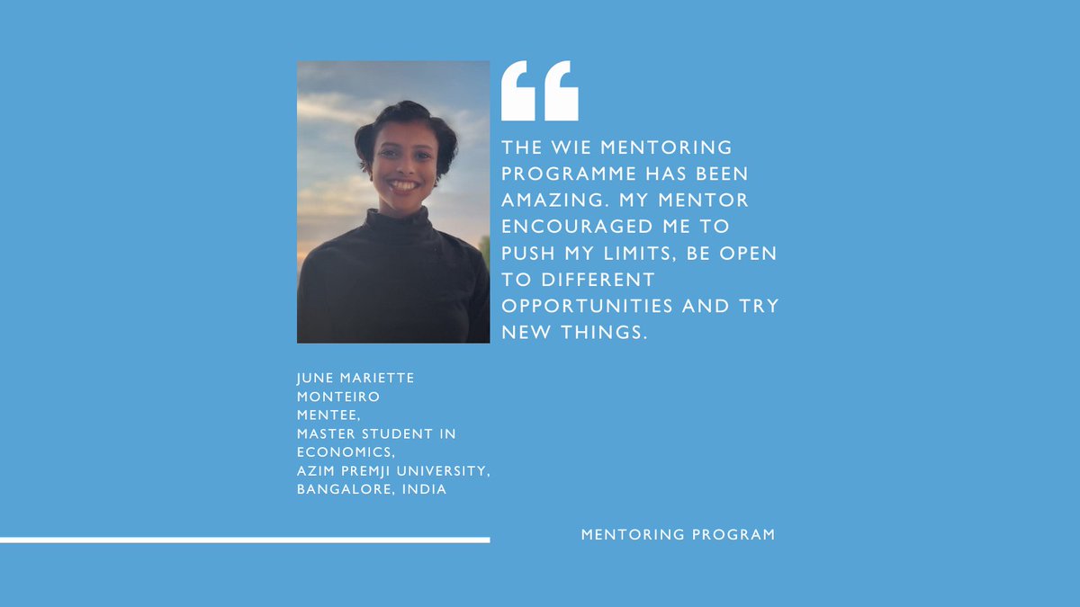 Women_in_Econ's tweet photo. "In male dominated professions, where women often face even greater challenges building networks and embracing feminine leadership strengths, mentoring has proven even more paramount." - Dr Margie Warrell on Forbes https://t.co/Q03Znnngxq