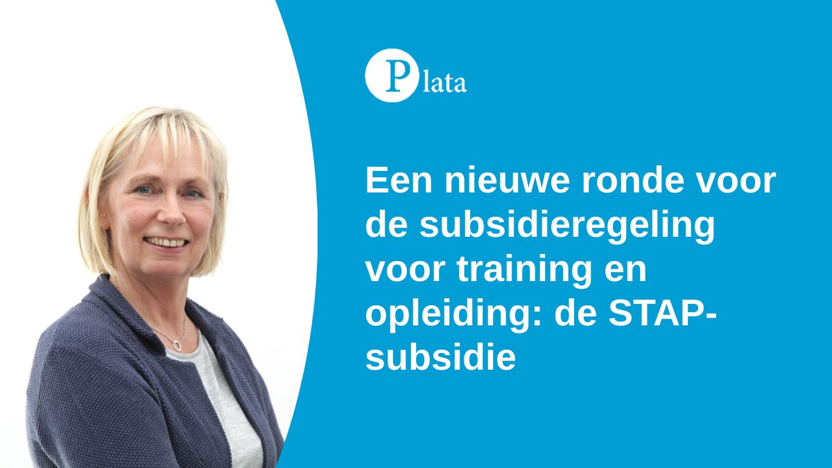 Platafoundation's tweet photo. € 1.000,00 STAP-subsidie voor een opleiding naar keuze https://t.co/Nm7ecp9niC
