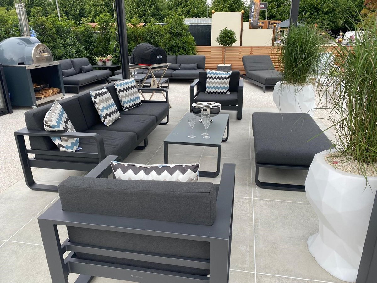 The ULTIMATE in luxury &amp; style, introducing the Charcoal Jati &amp; Kebon Corner 5-seat set 😍

💳Flexible interest-free finance
 📦Free Delivery Options Available⁠
 ✅Up to 3 Years Warranty ⁠
 ⁠
Order yours now by visiting us oaktreegardencentre.com/jati-kebon-cor…