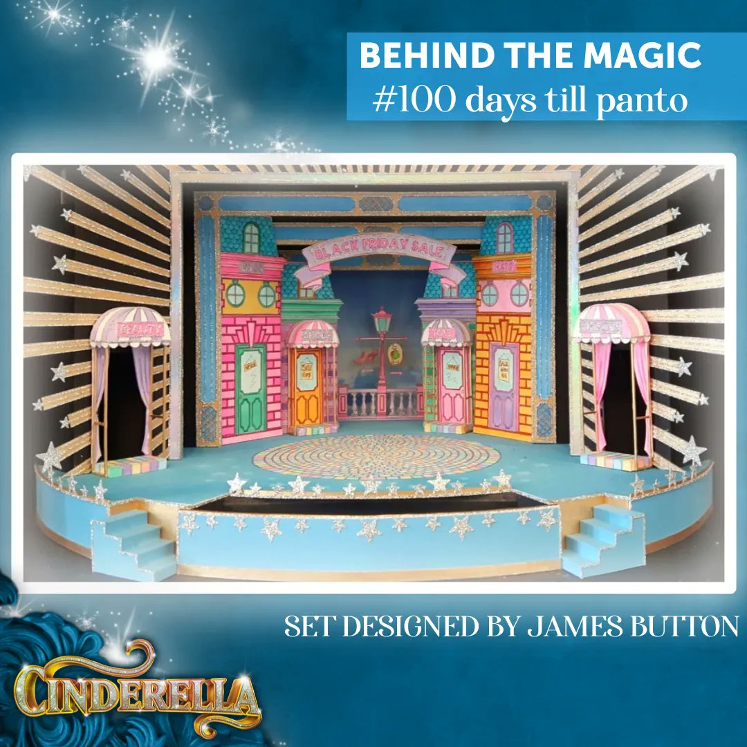WiltsCreative's tweet photo. ⭐ 100 DAYS UNTIL PANTO! ⭐ The countdown to the ball is officially on and here's a sneak peek of some of the designs of the set and costumes! Book your tickets now and make sure your seat is saved to see these creations come to life on the Playhouse Stage https://t.co/2JPEu43RhT https://t.co/EIXjO5Udn3