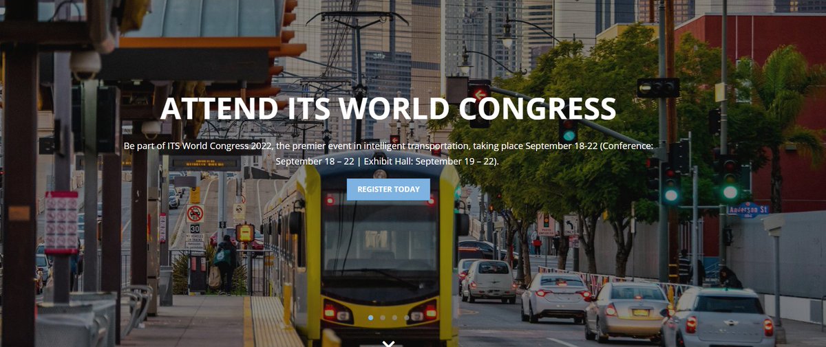 ChristianU_Haas's tweet photo. One month to go: I'm looking forward to ITS World Congress 2022 #ITSWC2022 in LA: https://t.co/Ybc1wyiWxS
@ITS_America #MindofMovement https://t.co/A5aBagLJkA