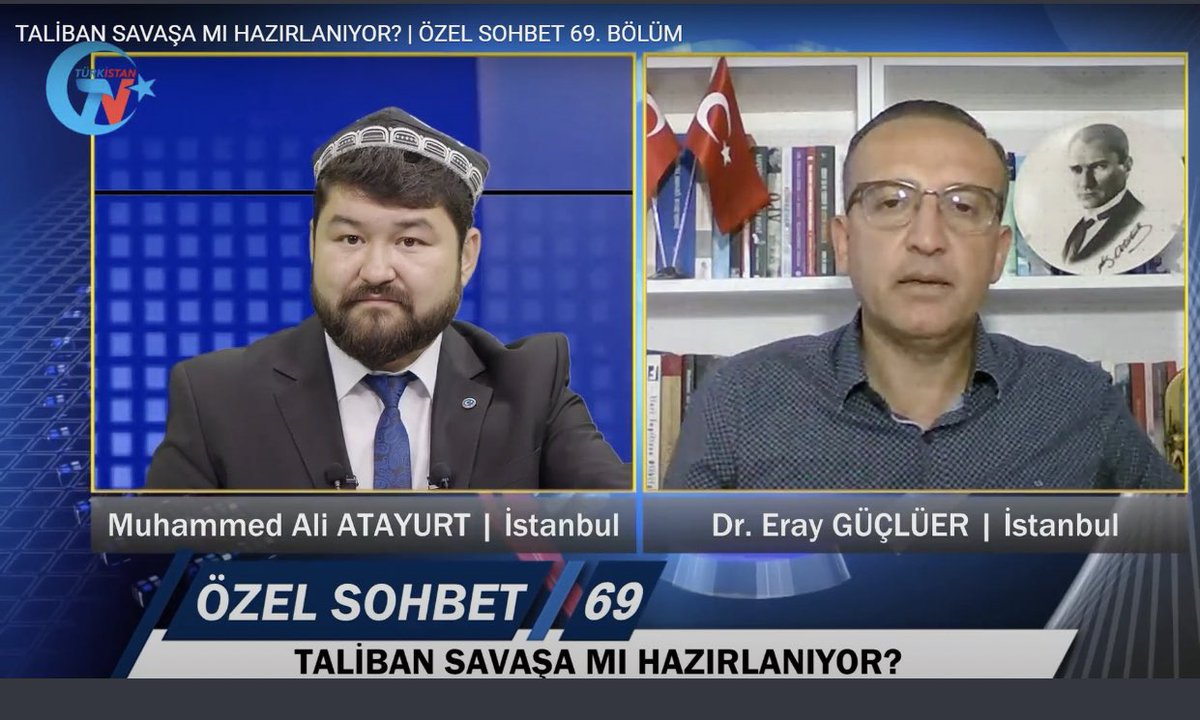 An itibariyle @turkistan_tv’de Çin ile ilgili değerlendirmelerde bulunuyorum. @AltinbasUniv @avrasyabirvakfi @asamresmi