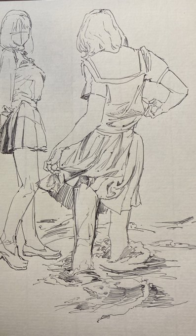 カフェで描くと捗る 