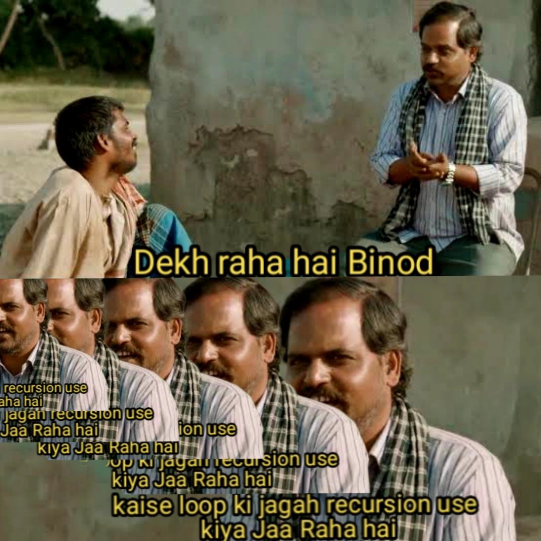 vibhupuri's tweet photo. #dekhrahahai #dekhrahahaibinod
#programmingmemes #codinghumour #memes https://t.co/HlClFtHa5C