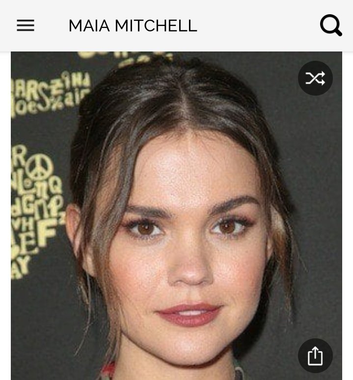 Happy birthday to this great actress.  Happy birthday to Maia Mitchell 