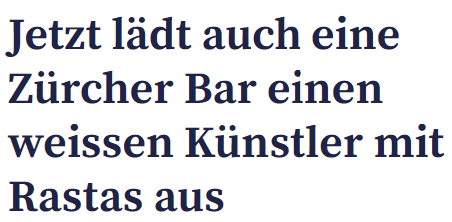 viktorgiacobbo's tweet photo. Erinnert mich an die muffigen 60er-Jahre, als junge Menschen wegen langer "ungewaschener" Haare aus "gutbürgerlichen" Beizen rausgeworfen wurden. Hätte nie gedacht, dass Frisurenkontrolle mal zurückkehrt und diesmal von der Gegenseite mit kulturellem Diebstahl begründet wird. https://t.co/H4VVAfswVa