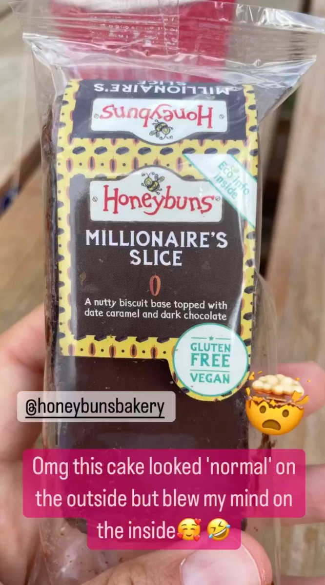 HoneybunsBakery's tweet photo. Well this is a lovely start to the day 😀😀😀😀
Who else is a fan of this decadent slice?
#millionairesslice #glutenfree #vegan #handmadecakes https://t.co/Rmigr3lN71