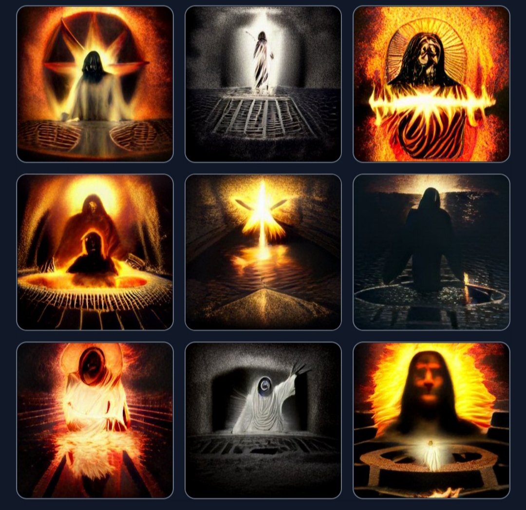 dalleOnlyJesus's tweet photo. OK, #dalleJesus has an idea, but needs your help. I would like to make #ThursdaysOfCreations. A thread where everybody post their creations. You can add whoever you want, so we'll get more visibility. For this first time, I would like to post horror thematic things. I begin: https://t.co/gxs7ICs2Pq