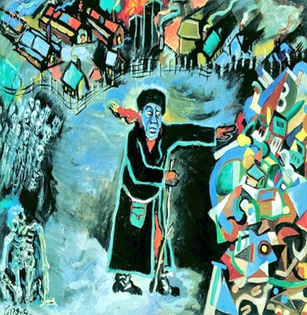 Letnapark's tweet photo. Adolf #Frankl *12.2.1903 Preßburg/Bratislava - 18.8.1983 Wien; nach Kunststudium in Brünn/Brno, Karikaturist, Werbeplakate, 1944 Deportation KZ #Sered, #Auschwitz-#Birkenau, Befreiung 27.1.1945 in #Althammer, 1949 nach Wien.
Werk: *Visionen aus dem Inferno*
Der Schrei; Rückkehr https://t.co/DSjkTZaomx