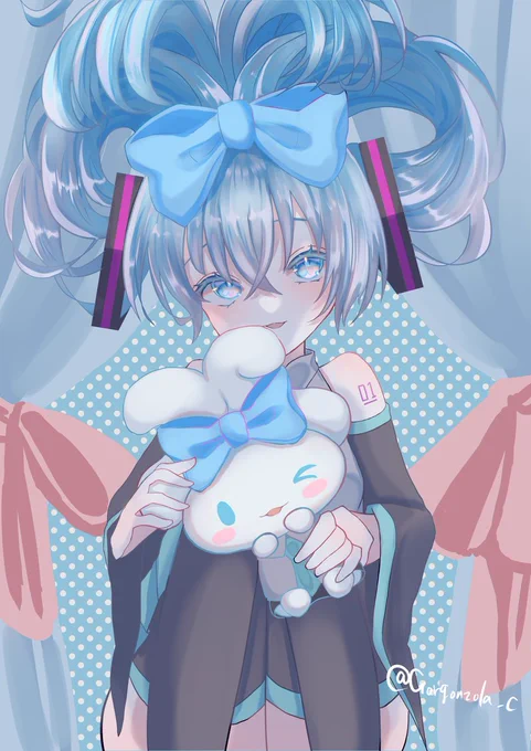 ミクちゃ。#シナミク  #初音ミク  #イラスト 