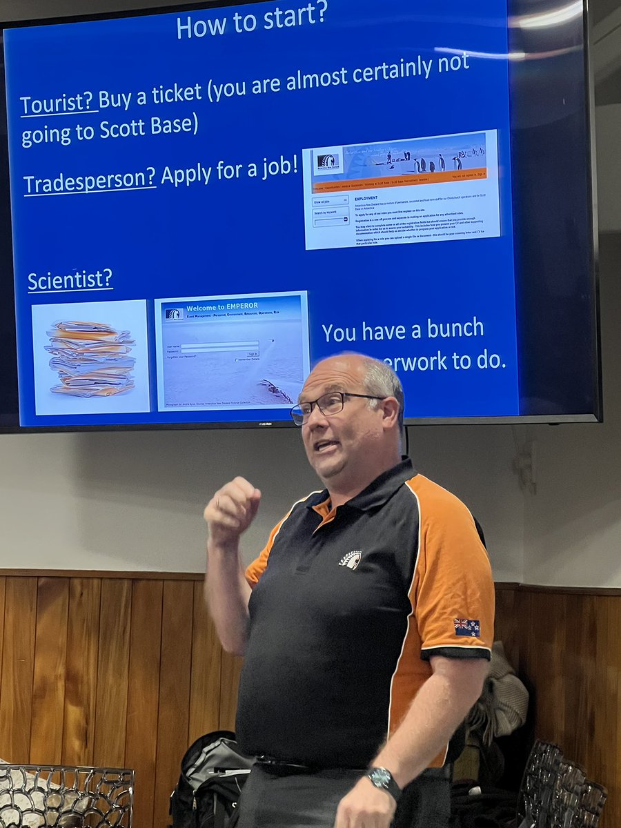 And we wrap our pub talk series with the inimitable Prof Craig Rodger of <a href="/AuroraAlertNZ/">New Zealand Aurora</a> talking about traveling to Scott Base (with minimal heckling from moi). Quiz night tomorrow, and there are riggers of Emerson’s to be won! #festivalofscience #rekohu #onceanantarctican