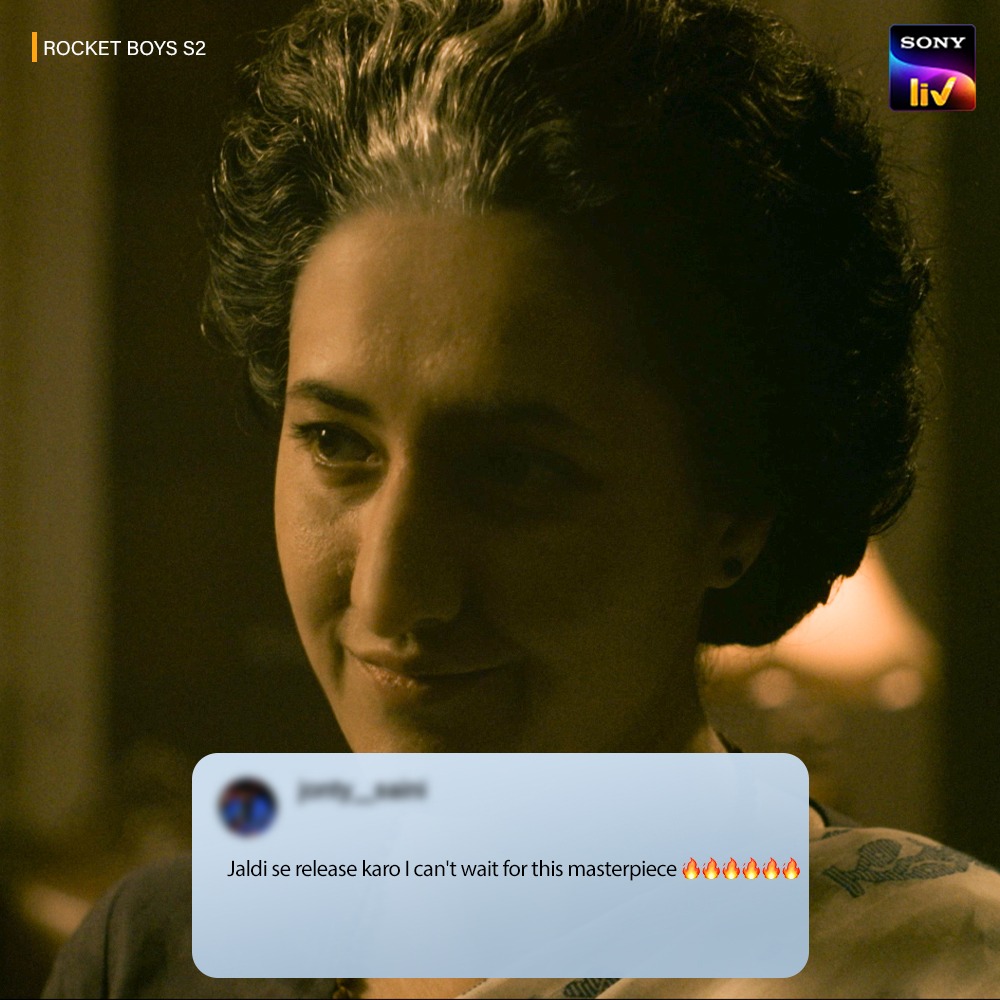 SonyLIV's tweet photo. Indians back then cheered similarly when the heroes made the country proud!

Watch #RocketBoysS2, streaming soon only on #SonyLIV

#RocketBoysOnSonyLIV https://t.co/nprvmJ2B5c