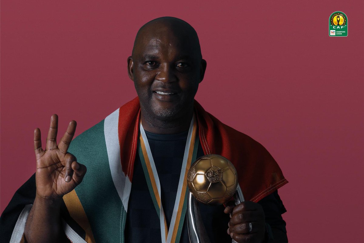 Mister Pitsu Mosimane After greeting A message to you from Al-Ahly Club that loves you and the days of victories that we made together.. We hope you will come back to us in the coming days.. the team needs you.. the fans need you.. Mister Bitso we love you ❤️‍🩹🥲
<a href="/TheRealPitso/">Pitso Mosimane</a>