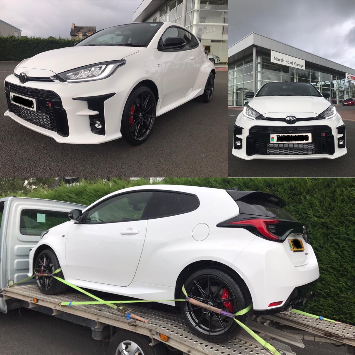 GR Yaris loaded up and heading to it’s owner in time for his wedding this weekend. 
All the best for your wedding and thank you for your continued custom from us all at NRG.