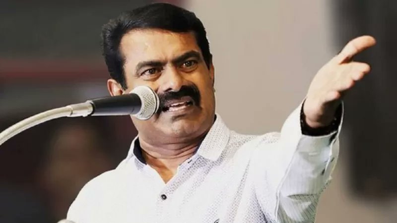 bbctamil's tweet photo. "இலவசங்களால் நாடு வளர்ந்திருக்கிறது என்பதை பி.டி.ஆரால் நிரூபிக்க முடியுமா? இலவசங்களால் இழக்கும் பணத்தை எங்கிருந்து எடுக்கிறீர்கள்?  தேசத்தை நாசமாக்கிய சொல் இலவசம்.  இலவசங்களால் ஒரு புள்ளி அளவுக்குக்கூட வளராது": நாம் தமிழர் கட்சியின் தலைமை ஒருங்கிணைப்பாளர் சீமான். https://t.co/4g8JsI9qE0