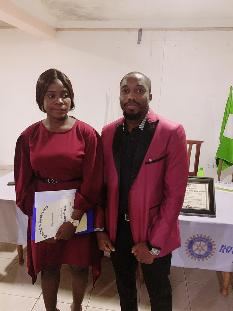 ClubSapele's tweet photo. It was all glitz and glamour as we inducted 2 new Rotarians into our club at our fellowship held on the 16th of August 22. A lecture titled "Membership Development" was taken by our very own PAG Ernest Atsenuwa. Come join us next week for another Scintillating time at fellowship https://t.co/oN2x9qLipz