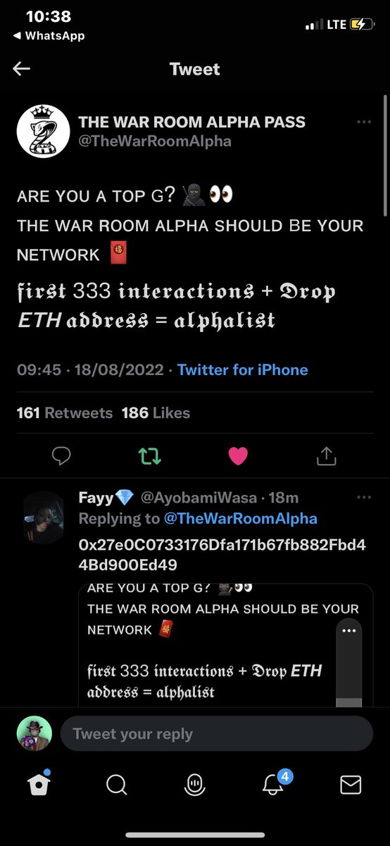 malcolmkrypto's tweet photo. @TheWarRoomAlpha 0x5c0284906e32338c77aa9f6f05E2Aee2275dC853 https://t.co/HwVzVwAhuQ