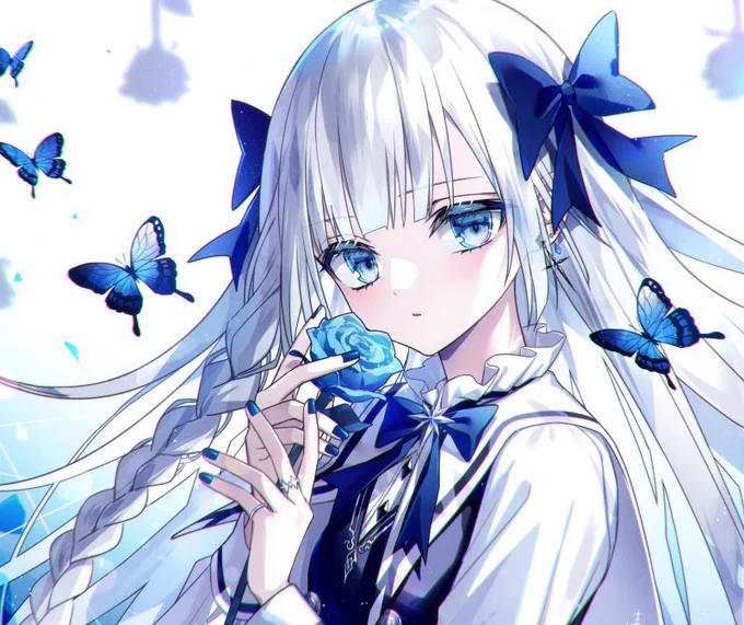 #夏休みはフォロワーさんが増える夏休みに癒しの水色をどうぞ 