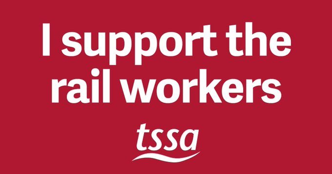 Solidarity with all rail workers taking action today to fight for decent jobs, pay and conditions ✊ <a href="/RMTunion/">RMT</a> <a href="/TSSAunion/">TSSA</a>