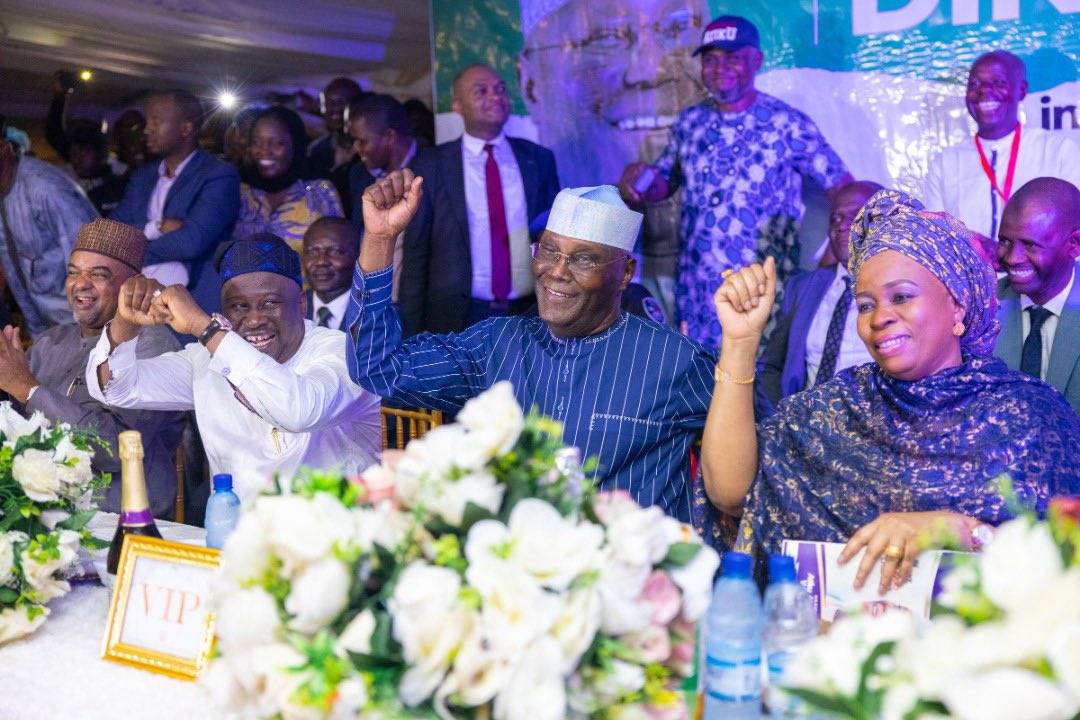 atiku's tweet photo. I am truly being pampered on this trip to Adamawa with yet another dinner in my hometown, Jada, last night. Pray I don't end up adding extra weight on my return. 😃 -AA https://t.co/jDhGa3qSSa