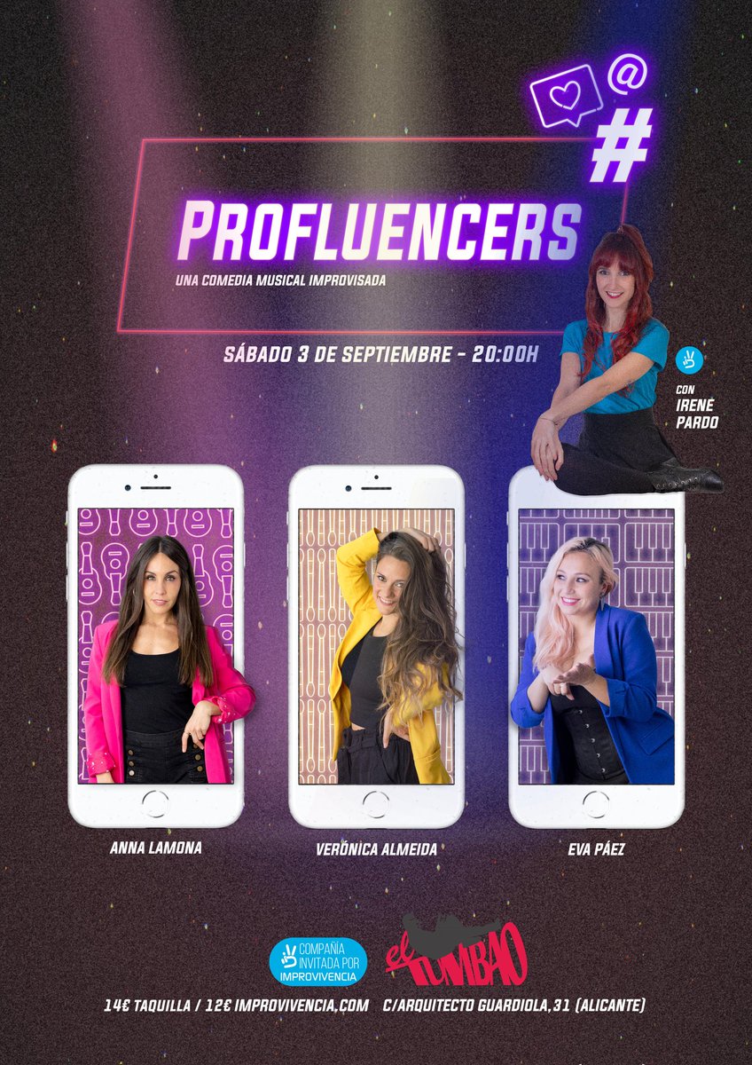 ImproVivencia's tweet photo. Esta maravilla vuelve a @ElTallerTumbao y esta vez con @ireonoire en el escenario 😍😍
Entradas ya a la venta en nuestra web: https://t.co/5AYEVdMpLJ https://t.co/aIBlBf93Fx