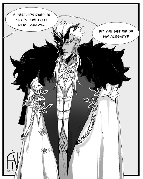 Big coat = place to hide
-
(Pierro is not Kaeya's bio dad HC) 
in which other harbingers gotta start to get used to Kaeya's presence because their boss is normalizing this 