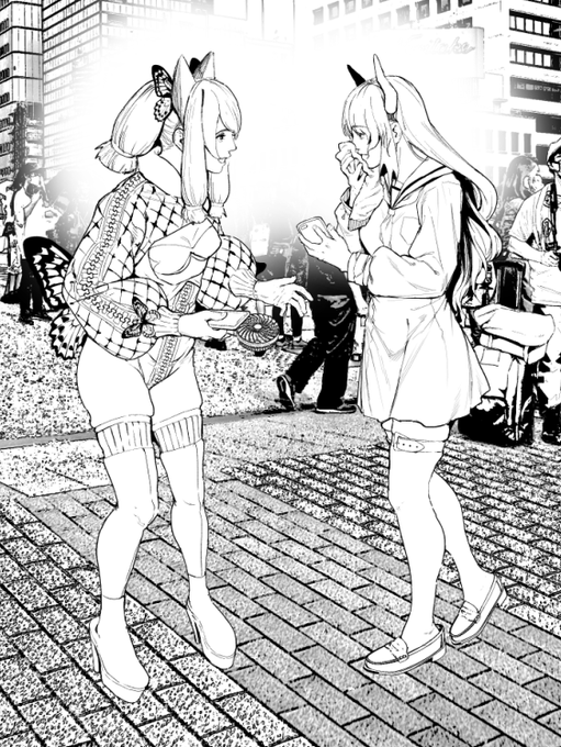 『あの…いつもツイッターで見てて…!』#コスは淫らな仮面_一般誌版_進捗 